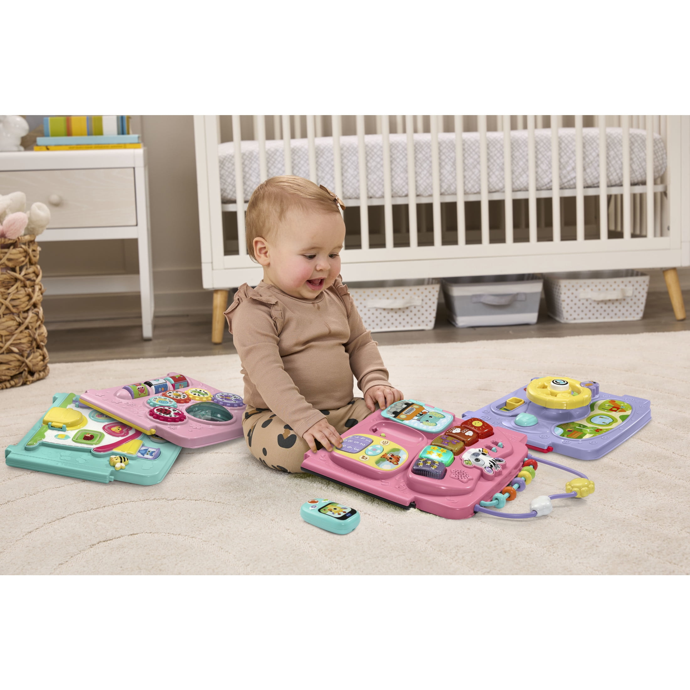 VTech Baby 4-in-1 Steps & Stages Activity Center with Accessories for Ages 3 to 24 Months