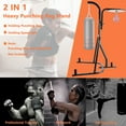 Arlopu Heavy Punching Bag Stand, Height Adjustable Boxing Stand for
