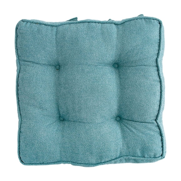 Cojín de suelo de pana de 45 cm (17,7 pulgadas), cojín cuadrado para sala de estar, tatami, almohada de suelo suave y acolchada para sentarse, leer, meditar, asiento adicional para adultos, uso en el