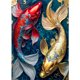 thumbnail image 1 of (A6452) Resina Diamante Serie Animal Piscis Koi Diamante 30*40CM, 1 of 9