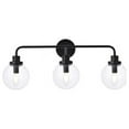 thumbnail image 1 of Living District Hanson Midcentury Modern 3 Lights E12 Black Bath Sconce, 1 of 4