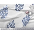 thumbnail image 2 of Soimoi Polyester Crepe Fabric Leaves & Floral Block Print Fabric by Yard 52 Inch Wide, 2 of 3