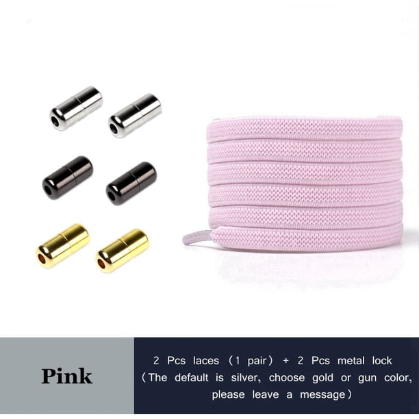 Cordones sin atar Zapatillas planas Cordones Cordones elásticos sin ataduras Niños Adultos Cordón rápido Gomas de goma Talla única ShoesFrance Gao Jinjia LED