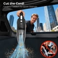 thumbnail image 6 of FLORAY Cordless Handheld Car Vacuum Cleaner, Portable Car Vacuum with Reusable HEPA Filter & 5 Attachments, Black, 6 of 7