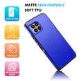 thumbnail image 5 of TJS for T-Mobile Revvl 7 Pro 5G Phone Case, with Tempered Glass Screen Protector, Dual Layer Hybrid Magnetic Support Shockproof Heavy Duty Cover (Blue), 5 of 7