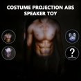 thumbnail image 4 of Costume Projector & Voice Changer Speaker, Transformation Projector Speaker, Prank Voice Props Can Record Audio, Handheld Projector Bag Charm, for everyone (Yellow), 4 of 7
