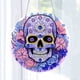 thumbnail image 4 of (GH165) Pintura Diamantes Artesanal Y Arte Imitación Vidrio Colores en Dos Lados Súper Arte para en La Pared Doble Arte Atrapasol Calavera, 4 of 9