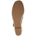 thumbnail image 6 of Journee Womens Crew Wedge Heel Espadrille Sandals, Widths Available, 6 of 10