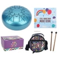 thumbnail image 1 of Tambor de lengüeta de 5,5 pulgadas, 8 notas, tanque de chakras, aleación, patrón animal, instrumento de percusión, 1 of 14