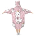 thumbnail image 2 of BZSMCE Wearable Blanket Hoodie Fashion Starry Constellation Dance Home Wear, 2 of 7