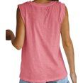 thumbnail image 4 of Sherrylily Summer Women Sleeveless Tank Top Loose Fit Casual Crew Neck T Shirts, 4 of 5
