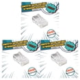 thumbnail image 1 of tssuouriy School Hotel CAT6 Unshielded Internet Cable Connector Pass Through Network Connectors Laptop Accessory Replacing Parts 100 Pieces 3Set, 1 of 6