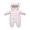 BPink, variant on Agkizg Unisex Baby Hooded Winter Jumpsuit, Full Zipper Long Leg Snowsuit, Soft Warm Lined Infant Cold Weather Outerwear