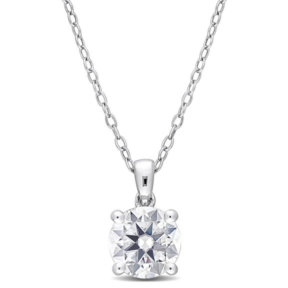 Everly Women's 1.8CT TGW Created Moissanite Sterling Silver Pendant