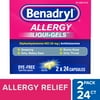 Benadryl Liqui-Gels Dye-Free Allergy Medicine & Cold Relief, 2 x 24 Ct