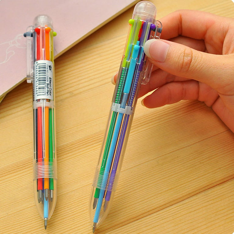 UFHTech 4Pcs Multi-color ballpoint pen Multi-function press 6