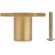 thumbnail image 4 of Juego de 10 pomos de puerta para muebles de latón puro macizo para armarios, cajones y armarios, hexágono dorado de 34 mm JM, 4 of 5