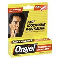 Orajel Force maximale Toothache Relief Gel - 1/3 Oz, Pack 2