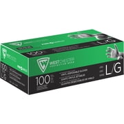 West Chester Protective Gear Posi Shield Clear Vinyl Disposable Glove Medium Size