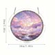 thumbnail image 3 of Round Acrylic Puzzle Suncatcher - Stained Glass Style Window Hanging Dreamy For Home Decor, 3 of 6