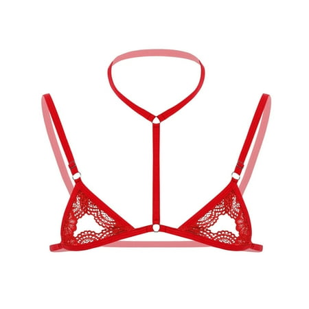 Leesechin Men s lace Anime Panties Three Point Underwear Sheer Mesh Bikini Briefs T-back G-string Panty Sexy