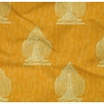 thumbnail image 4 of oneOone Organic Cotton Poplin Twill Fabric Leaves & Tree Block Printed Fabric 1 Yard 42 Inch Wide, 4 of 4