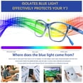 thumbnail image 4 of 3 Packs Lunettes de Lecture Multifocalisation Progressive Charnière à Ressort Bloquant la Lumière Bleue pour Femmes Hommes, 4 of 7