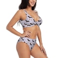 thumbnail image 2 of Daiia Dachshund Dog Women's Bikini Set Two Piece Swimsuit High Waisted Bikini Adjustable Straps Bikini Perfect for Beach, Pool, and Summer Vacation-XX-Large, 2 of 9