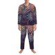 thumbnail image 3 of Balery Fireworks2 Pijama para Hombre de Dos Piezas con Manga Larga, Conjunto de Dormir y Descanso Suave con Bolsillos-Large, 3 of 7