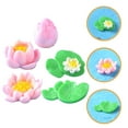 thumbnail image 6 of FRCOLOR 20pcs Miniature Resin Lotus Flower And Leaf Ornaments Fish Tank Terrarium Accessories Diy Micro Landscape Decor For Aquarium Pond Dollhouse Garden Home Decoration, 6 of 8