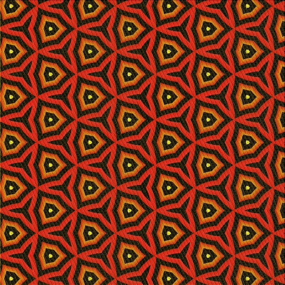 Ahgly Company Machine Washable Indoor Square Transitional Cranberry Red Area Rugs, 8' Square