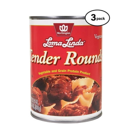 Loma Linda - Plant-Based - Tender Rounds with Gravy (19 oz.) (Pack of