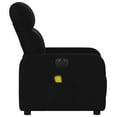 thumbnail image 5 of vidaXL Electric Massage Recliner Chair Black Fabric, 5 of 9