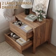 thumbnail image 5 of 3 Piece Furniture Bedroom Set，8-drawer Dresser And 2 Nightstands, Brown, 5 of 10
