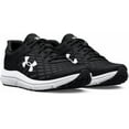 thumbnail image 4 of Under Armour Men's UA Charged Assert 10 Running Shoes Black/Black/White - 3026175-001, 4 of 5