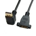 thumbnail image 2 of FVH DisplayPort Display Port Male to Female 90 Degree Up Angled Extension Cable, 2 of 7