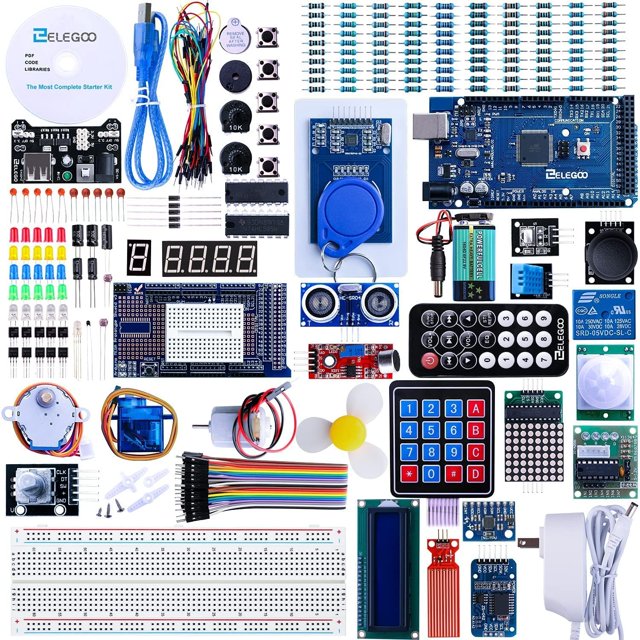ELEGOO Méga R3 Project le Kit de Départ Ultime le Plus Complet avec Tutoriel Compatible avec Arduino IDE