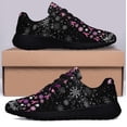 thumbnail image 3 of BreaStCancer ChriStas Merry ChriStas ChriStas Tree Shoes Sneakers for Women Men Black Size 5, 3 of 7