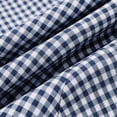 thumbnail image 6 of Wovilon Women's Sleeveless Round Neck Gingham Mini Dress, A-Line Relaxed Fit Casual Summer Tunic, Back Button Detail Cotton Loose Short Shift Dress for Beach Vacation Holiday Daily Wear, 6 of 9