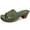 TG226#-Green, variant on Women Slipper Slides Sandals Casual Soft Women'S Slippers Everyday Casual Wear Toe Design Upper Heel Comfortable On Footwear Spring And Summer Army Green CN:41/US:9