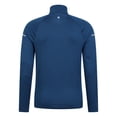 thumbnail image 2 of Mountain Warehouse Mens Echo Melange Recycled Half Zip Midlayer, 2 of 5