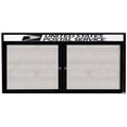 thumbnail image 4 of Aarco Products DCC3672RHB 2-Door EnclosedAluminum Bulletin Board with Header - Blue, 4 of 7