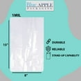 thumbnail image 3 of 1 Mil Expandable Gusseted Polypropylene Bags LDPE - 8"X5"X15" & (1000 Bags), 3 of 7