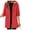 Red, variant on Black and Friday Best Selller Fayshow0 Womens Jackets Lightweight Athletic Women'S Thick Warm Lamb Wool Padded Coat Women'S Mid-Length Hooded Coat Black