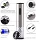 thumbnail image 5 of Sacacorchos Eléctrico, Kit de Sacacorchos Recargable, Sacacorchos Eléctrico con Cortador de Cuchillas de Aluminio, Dispensador de Vino, Tapón de Vino al Vacío, 5 of 5