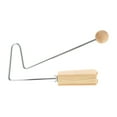thumbnail image 4 of OULII Bâtons de Rythme en Bois Instrument de Percussion Tremolo en Bois Couleur Bois pour Enfants Structure Simple 1Ensemble, 4 of 8