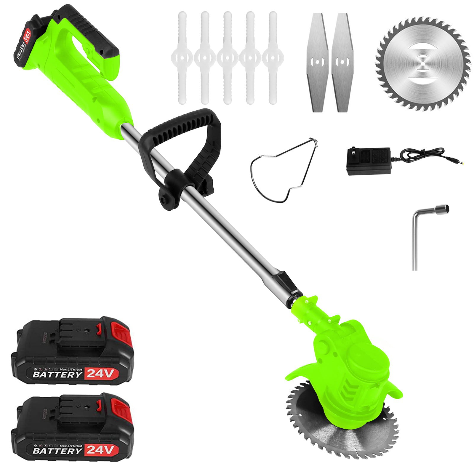 3.5lbs Lightweight Weed Eater Lawn Trimmer for Mowing Cordless String Trimmer KIMO 2-in-1 String Trimmer/Edger Battery Powered & Fast Charger 20V Grass Trimmer for Multi-Angle Adjustment Cutting