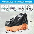 thumbnail image 2 of MOPHOTO Bike Cover Adult Tricycle Cover for Outdoor Bicycle Storage, Heavy Duty Waterproof Cover for Tricycle Trike Bikes, 75"Lx30"Wx44"H, 2 of 6