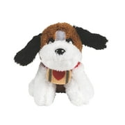 Fun Express Valentine St. Bernard Plush - Party Favors - 12 Pieces