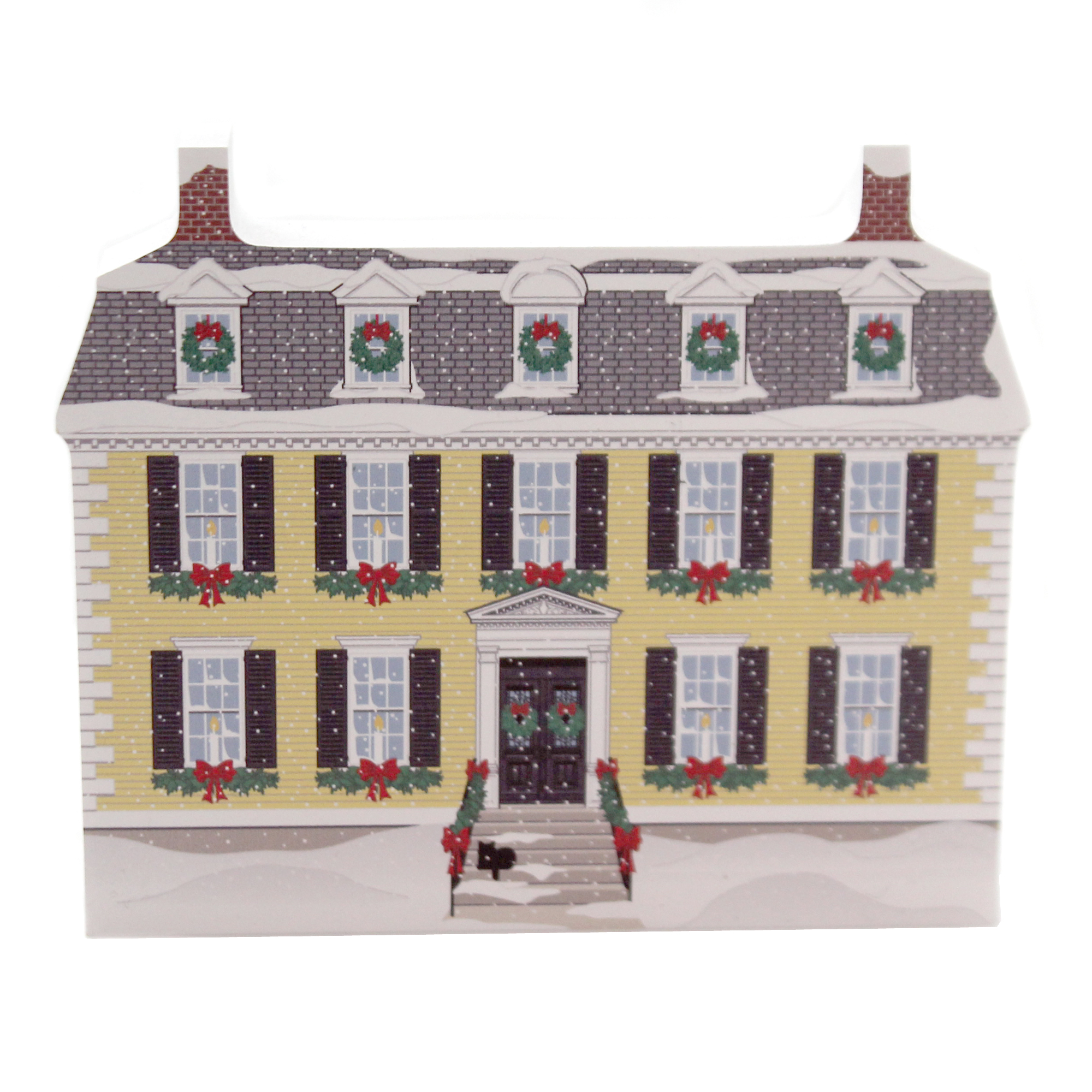 Cats Meow Village CABOTENDICOTTLOW HOUSE SALEM Wood Christmas 19533